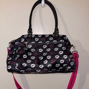 COPY - Betsey Johnson XOXO Kiss weekender/ overnight bag